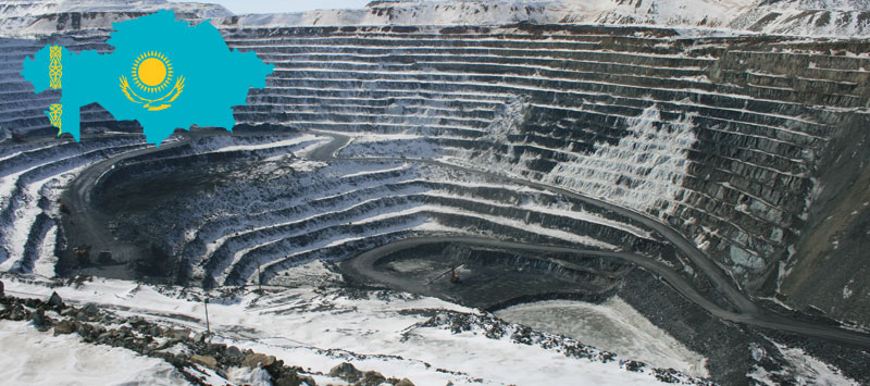 Kazakhstan is ranked sixth in the world in terms in terms of minerals resources